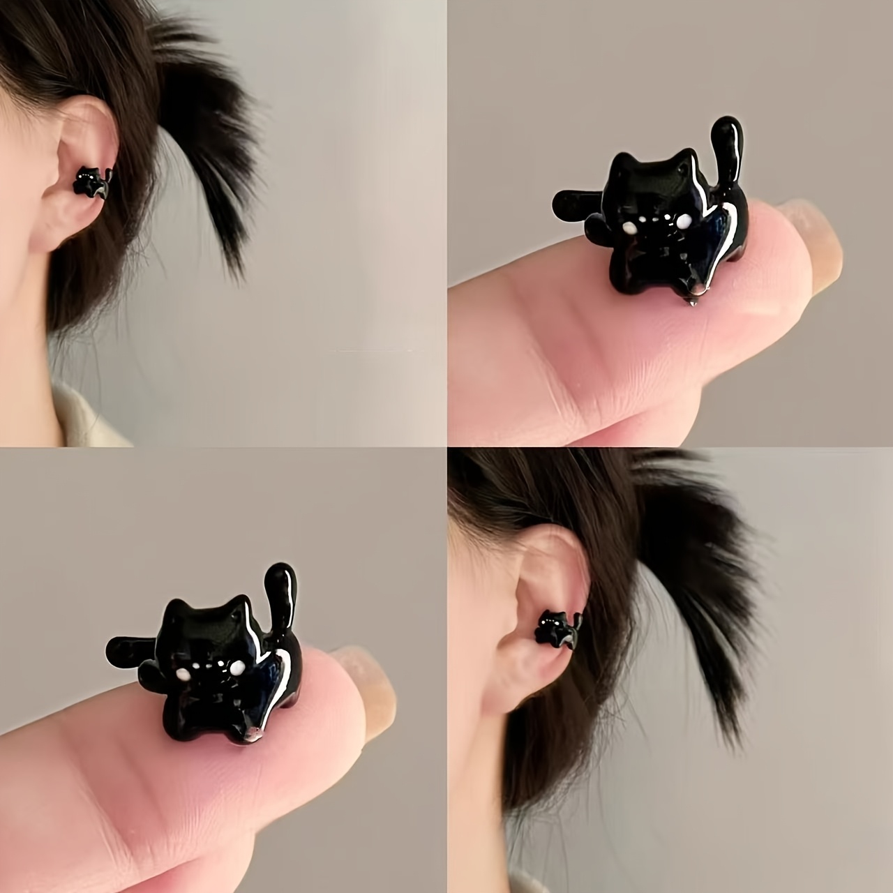 Cat Ear Bone Clip Earring - Versatile Accessory